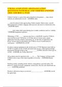YVR D&sol;A AVOP Study Aid EXAM LATEST QUESTIONS  WITH REAL AND VERIFIED ANSWERS &lpar;2024&rpar;  ASSURED A&plus; PASS&period;