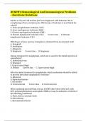 DUNPHY Hematological And Immunological Problems – Questions/Solutions