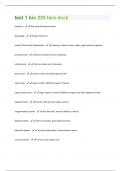test 1 bio 225 tara duck Questions And Answers &vert; 100&percnt; Correct Answers &vert; 2024 Updated Quiz