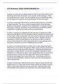 ATI Diabetes 2024 EXAM GRADED A&plus;     