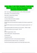 G-60&comma; G60&comma; F-60 FIRE GUARD&comma; F-60 Study Material Exam Study Questions and Answers Graded A 2024
