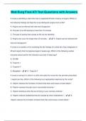 Med-Surg Final ATI Test Questions with Answers