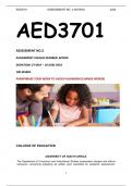 AED3701 ASSIGNMENT 2 2024