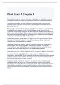 CAIA Exam 1 Chapter 1  Questions with correct Answers