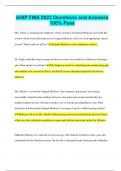 AHIP FWA 2024  Questions and Answers  100&percnt; Pass