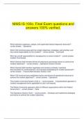  NIMS IS-100c&period; Final Exam questions and answers 100&percnt; verified&period;