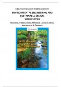 Solutions for Engineering Applications in Sustainable Design and Development, 2nd Edition Striebig (All Chapters included)