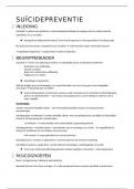 Suïcidepreventie - orthopedagogische interventies (nieuw curriculum)