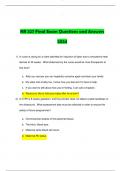NR 327 Final Exam Questions and Answers 2024