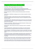 Virginia PSI Exam &lpar;State&rpar; 2024