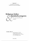 Islamitische religieuze leiders & jongeren -  analyse
