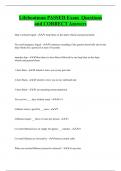Lifeboatman   Bundled Exam Questions Package with Correct Answers