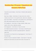 Hondros Nur 176 exam 1 Questions and Answers 100&percnt; Pass
