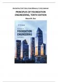 Solutions for Principles of Foundation Engineering, 10th Edition Das (All Chapters included)
