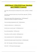 ADHP Bundled Exam Questions Package with Correct Answers