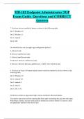 MD-102 Endpoint Administrator TOP  Exam Guide Questions and CORRECT  Answers