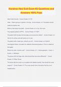 Hondros Hesi Exit Exam &num;2 Questions and Answers 100&percnt; Pass