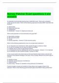 Barney Fletcher Exam questions 2 and answers 2024