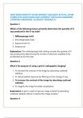 HESI RADIOGRAPHY EXAM NEWEST 2024 ACTUAL EXAM COMPLETE 200 QUESTIONS AND CORRECT DETAILED ANSWERS &lpar;VERIFIED ANSWERS&rpar; &sol;ALREADY GRADED A&plus;&comma;&comma;&comma;Alpha