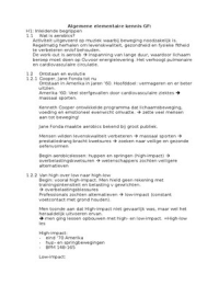 Groepsfitness Theorie