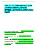 TEAS RETAKE EXAM WITH QUESTIONS  AND WELL VERIFIED ANSWERS  &lbrack;GRADED A&plus;&rsqb; ACTUAL EXAM 100&percnt; &lbrack;REAL  EXAM&excl;&excl;&excl;