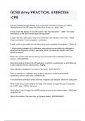 GCSS Army PRACTICAL EXERCISE -CPE questions and answers already graded A&plus; 2025&sol;2026