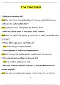 The Pact Exam Questions and Answers &lpar;2024 &sol; 2025&rpar; Updated Latest &lpar;Verified Answers&rpar;