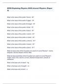 H556 Exploring Physics OCR A-Level Physics &lpar;Paper 2&rpar;   