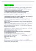 TFM 13 Exam 