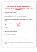 SANS SEC401 EXAM  QUESTION AND ANSWER WELL EXPLAINED AND VERIFIED AS 100&percnt; CORRECT  LATEST UPDATE 2024 GRADED A&plus;
