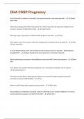 DHA CSSP Pregnancy Questions And Answers &vert; 100&percnt; Correct Answers &vert; 2024 Updated Quiz