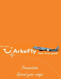 Clair presentatie luchtvaartmaatschappij ArkeFly