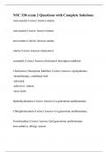 NSC 330 exam 2 Questions with Complete Solutions&period;