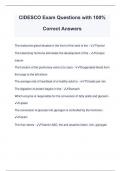 CIDESCO Exam Questions with 100% Correct Answers