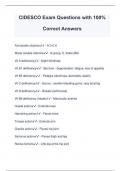 CIDESCO Exam Questions with 100% Correct Answers