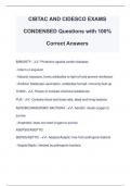 CIBTAC AND CIDESCO EXAMS CONDENSED Questions with 100% Correct Answers