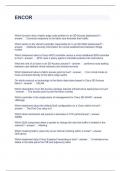 ENCOR QUESTIONS AND ANSWERS 2024