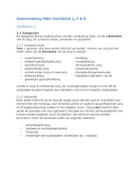 Samenvatting Inleiding tot de gezondheidszorg
