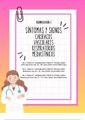 Semiología médica: Síntomas y signos cardiacos, vasculares, respiratorios y mediastínicos