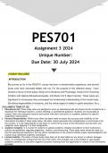 PES3701 Assignment 3 (ANSWERS) 2024 - DISTINCTION GUARANTEED