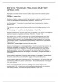 ENT 2113- Ron Bolen Final Exam study Set &lpar;Spring 2022&rpar;
