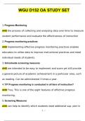 WGU D152 OA Study Set 2024 Questions and Answers 2024 &sol; 2025 &lpar;Verified Answers by Expert&rpar;