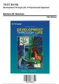 Test Bank for Development Through Life: A Psychosocial Approach, 13th Edition by Barbara M. Newman, 9781337098144, Covering Chapters 1-15 | Includes Rationales