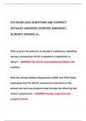 CITI EXAM &vert;2024 QUESTIONS AND CORRECT  DETAILED ANSWERS &lpar;VERIFIED ANSWERS &rpar;  ALREADY GRADED A&plus;&period;