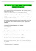 MPH 6011 Bundled Exam Questions Package with Correct Answers