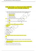 NURS 5052 WEEK 2 LATEST EXAM 2024 VERIFIED QUESTIONS AND ANSWERS GRADED A&plus;