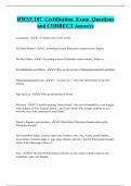 HWST 107  Bundled Exam Questions Package with Correct Answers