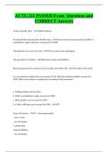 ACTG  Bundled Exam Questions Package with Correct Answers