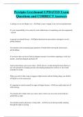 Percipio Greyhound UPDATED Exam Questions and CORRECT Answers