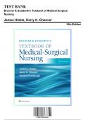 Test Bank: Brunner & Suddarth's Textbook of Medical Surgical Nursing, 15th Edition by Hinkle - Chapters 1-68, 9781975161033 | Rationals Included